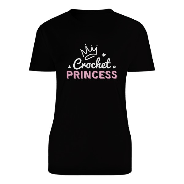 Tričko s potiskem Crochet princess