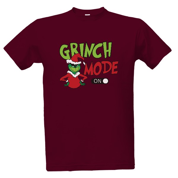 Tričko s potiskem GRINCH mode