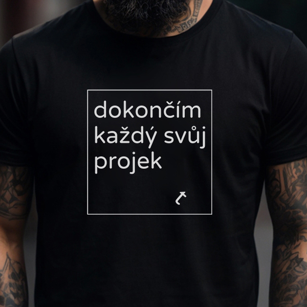 Tričko s potiskem Projekt